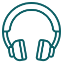 Ícone de um fone de ouvido
