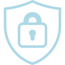Ícone de um cadeado representando segurança