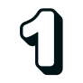 Ícone do número 1